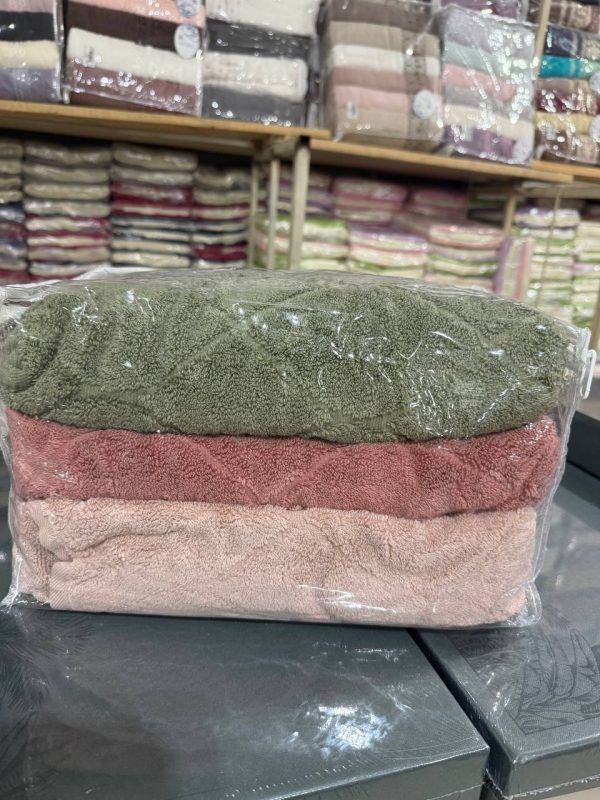 Рушники Cestepe Premium Kare 70×140 з мікрокотону – набір 2 шт, Туреччина