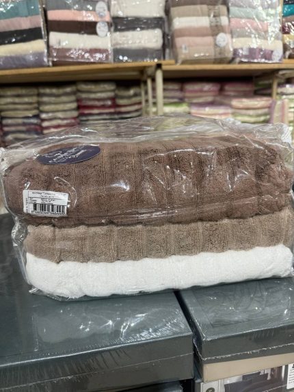 Рушники Cestepe Premium Kare 70×140 з мікрокотону – набір 2 шт, Туреччина
