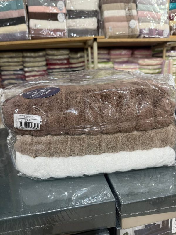 Рушники Cestepe Premium Kare 70×140 з мікрокотону – набір 2 шт, Туреччина