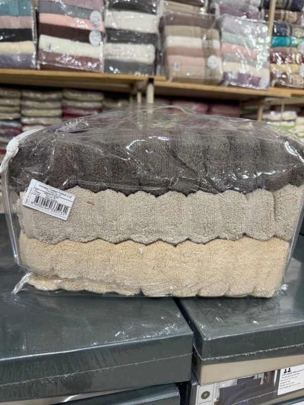 Рушники Cestepe Premium Kare 70×140 з мікрокотону – набір 2 шт, Туреччина