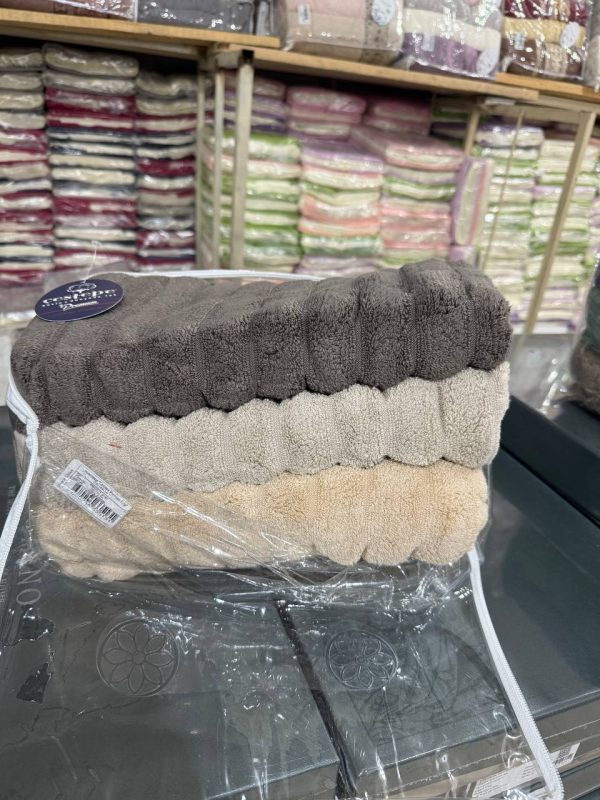 Рушники Cestepe Premium Kare 70×140 з мікрокотону – набір 2 шт, Туреччина