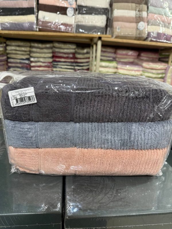 Рушники Cestepe Premium Kare 70×140 з мікрокотону – набір 2 шт, Туреччина