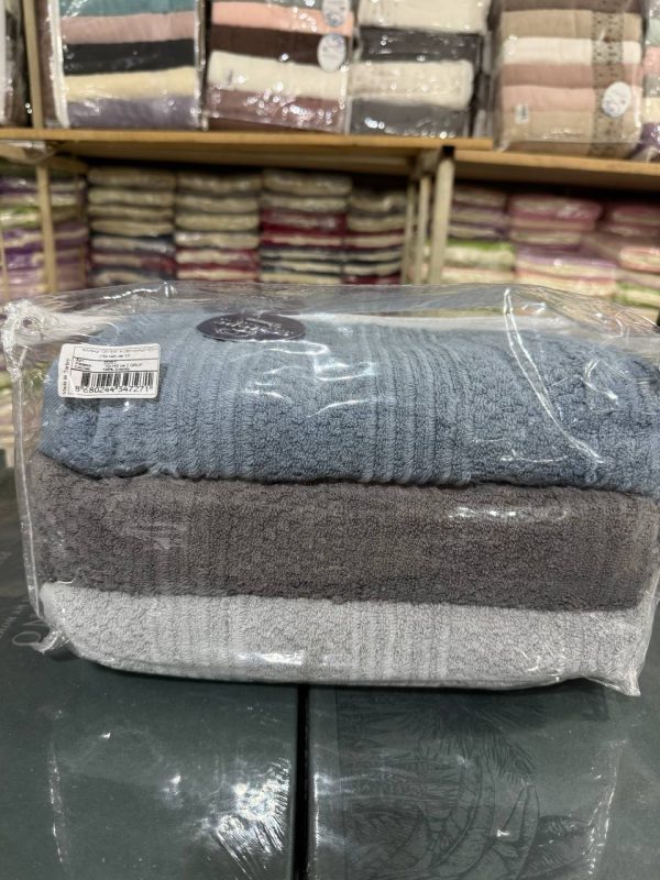 Рушники Cestepe Premium Kare 70×140 з мікрокотону – набір 2 шт, Туреччина