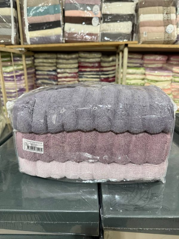 Рушники Cestepe Premium Kare 70×140 з мікрокотону – набір 2 шт, Туреччина