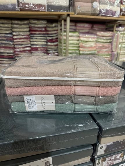 Набір рушників Volenka Microdelux 70×140 см – 4 шт, мікрокотон, Туреччина