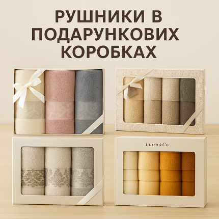 Рушники-в-подарункових-коробках