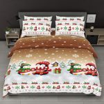 🎄 Новорічний комплект постільної білизни з бязі Голд