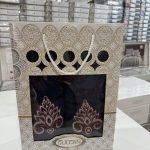 Набір рушників Gülcan махрових у подарунковій коробці, рожевий колір, 2 шт