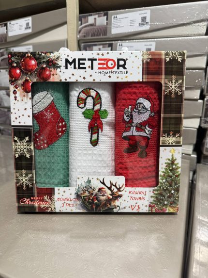 Новорічні кухонні рушники Meteor Merry Christmas