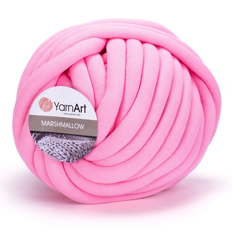 YarnArt Marshmallow (Маршмелоу) — надоб’ємна стрічкова пряжа для пледів та інтер’єру