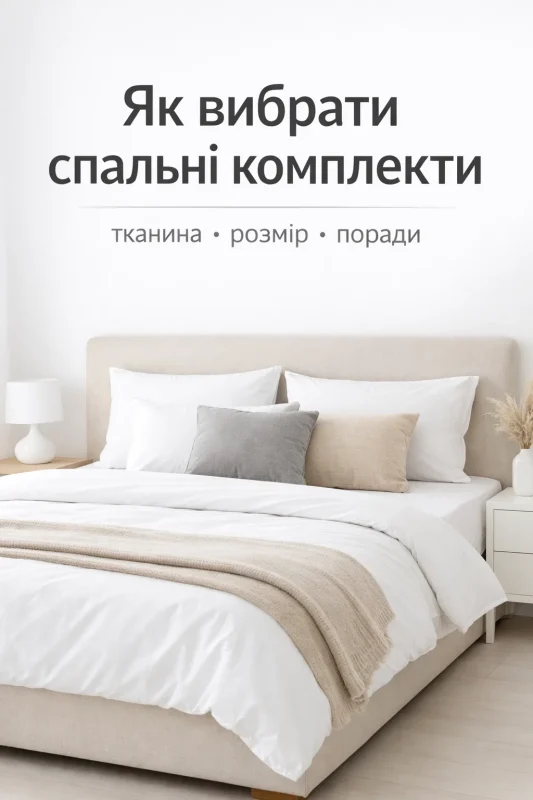 як вибрати спальні комплекти постільна білизна для сну приклад ліжка