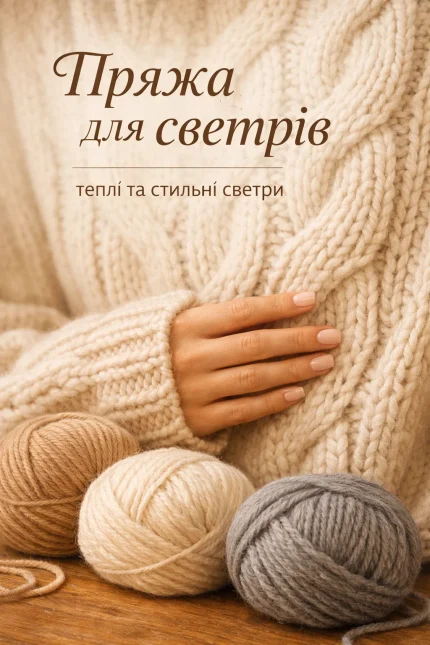 пряжа для светрів тепла пряжа для в’язання