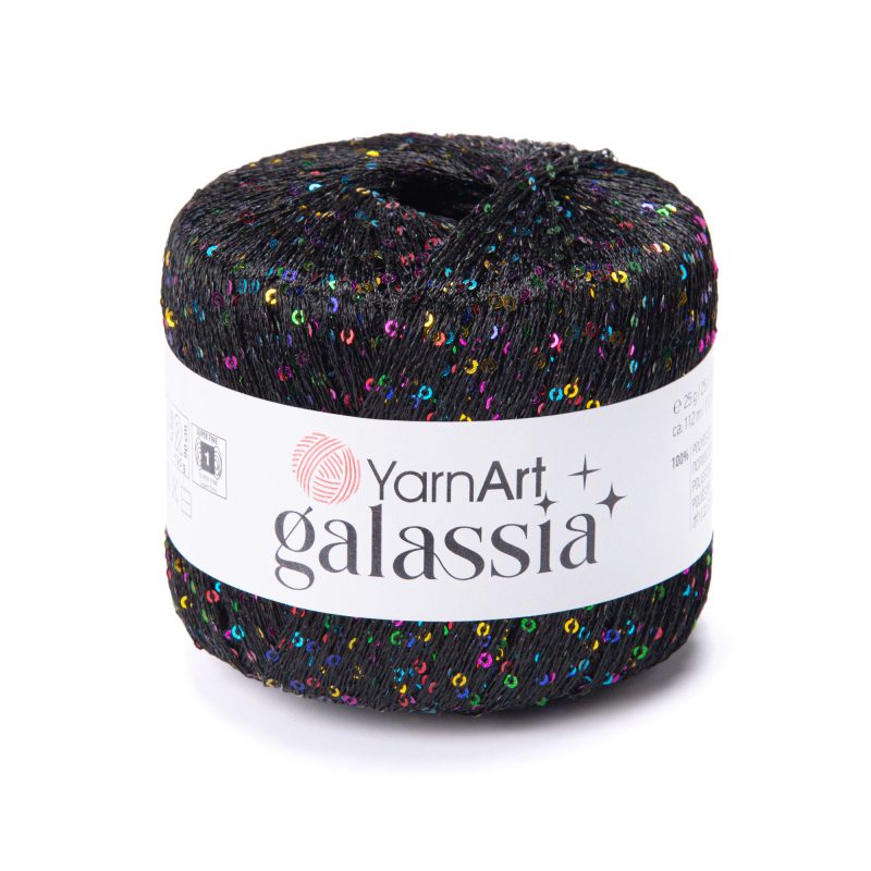 пряжа YarnArt Galassia з паєтками колір 5806