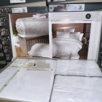 Сатиновий комплект постільної білизни La Romano Vander White Євро