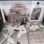 Сатиновий комплект постільної білизни La Romano Perlan Євро