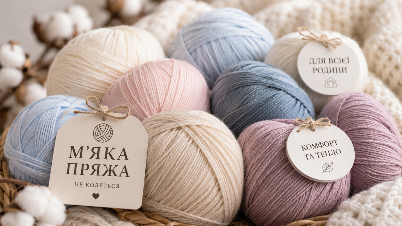 🧶 Яка пряжа не колеться? Повний гід по м'якій пряжі для дітей і дорослих 3 м'яка пряжа яка не колеться