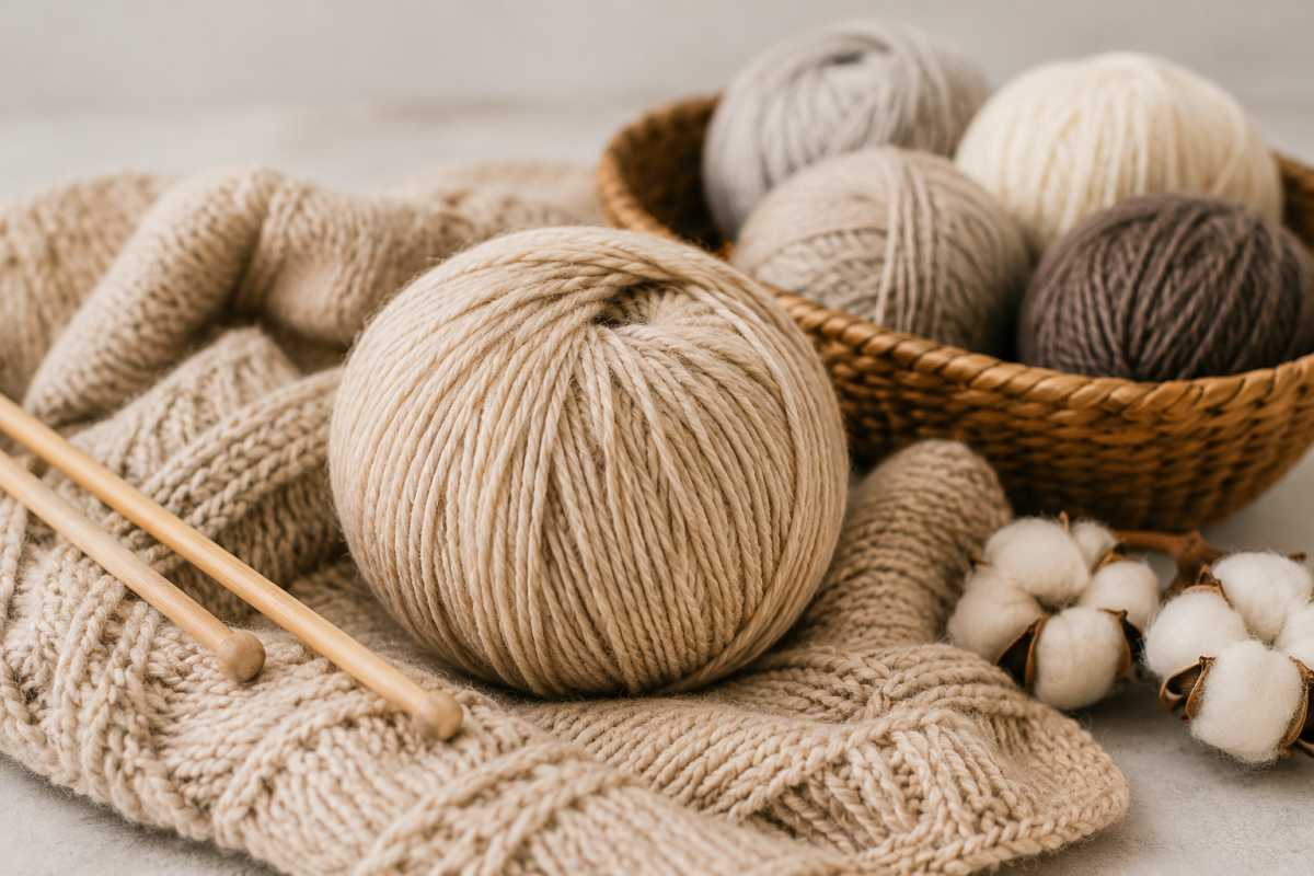 🧶 Яка пряжа найтепліша? Порівняння вовни, мериноса, альпаки та мохеру 3 Вовняна пряжа для теплих светрів