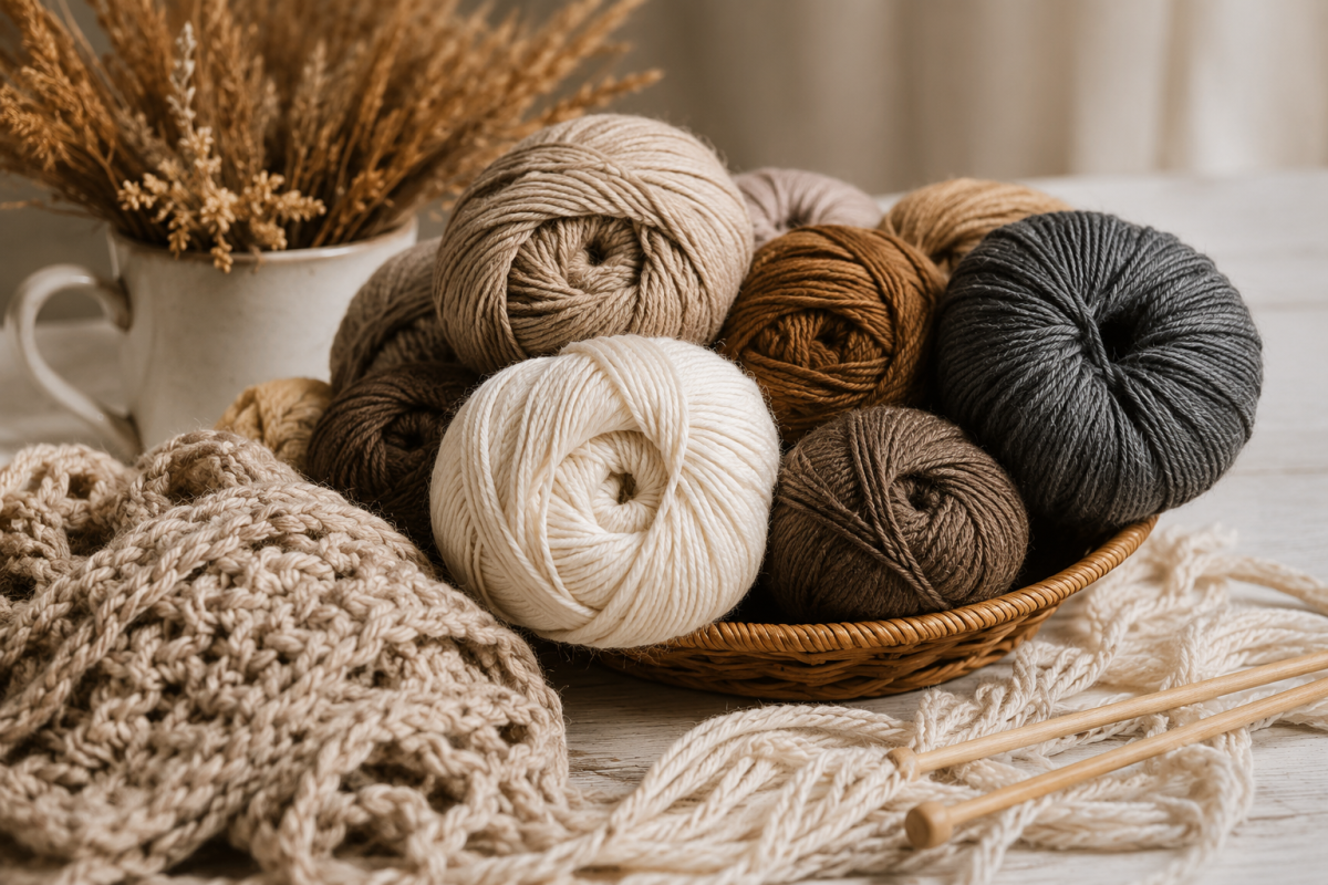 🧶 Яка пряжа найтепліша? Порівняння вовни, мериноса, альпаки та мохеру 2 Натуральна вовняна пряжа для теплих зимових виробів