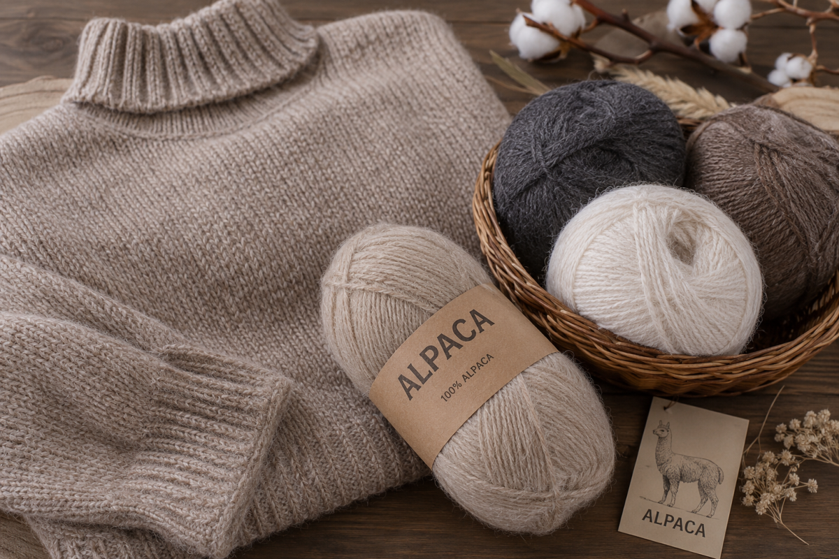 🧶 Яка пряжа найтепліша? Порівняння вовни, мериноса, альпаки та мохеру 5 🧶 Яка пряжа найтепліша? Порівняння вовни, мериноса, альпаки та мохеру